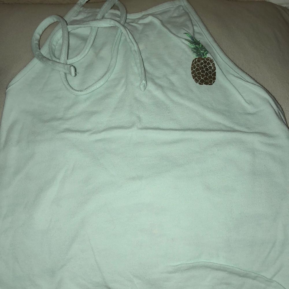 PAC sun reversible crop halter top